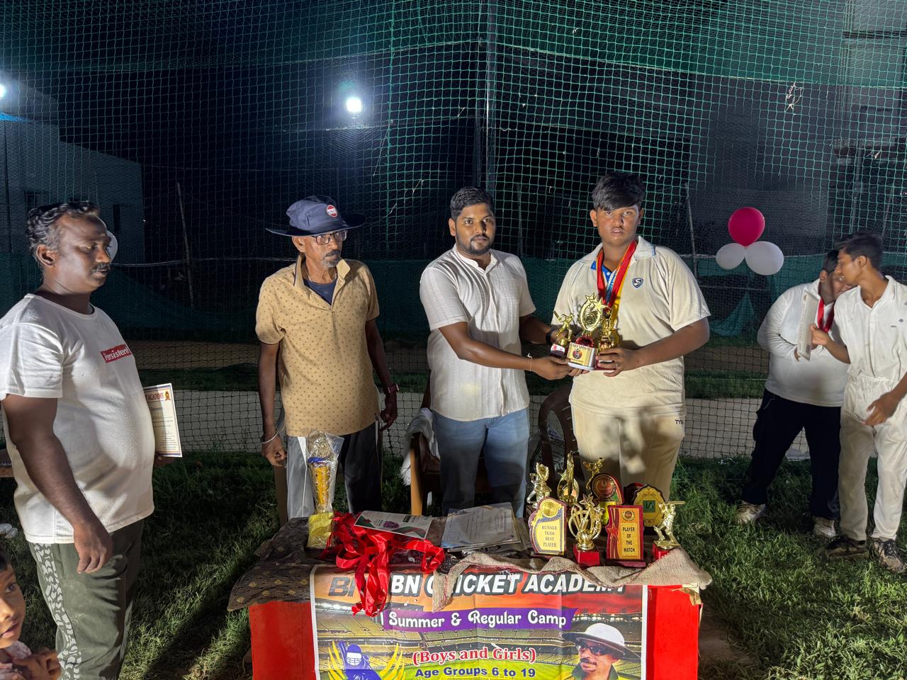 BN Cricket Academy Chennai - Practice Session