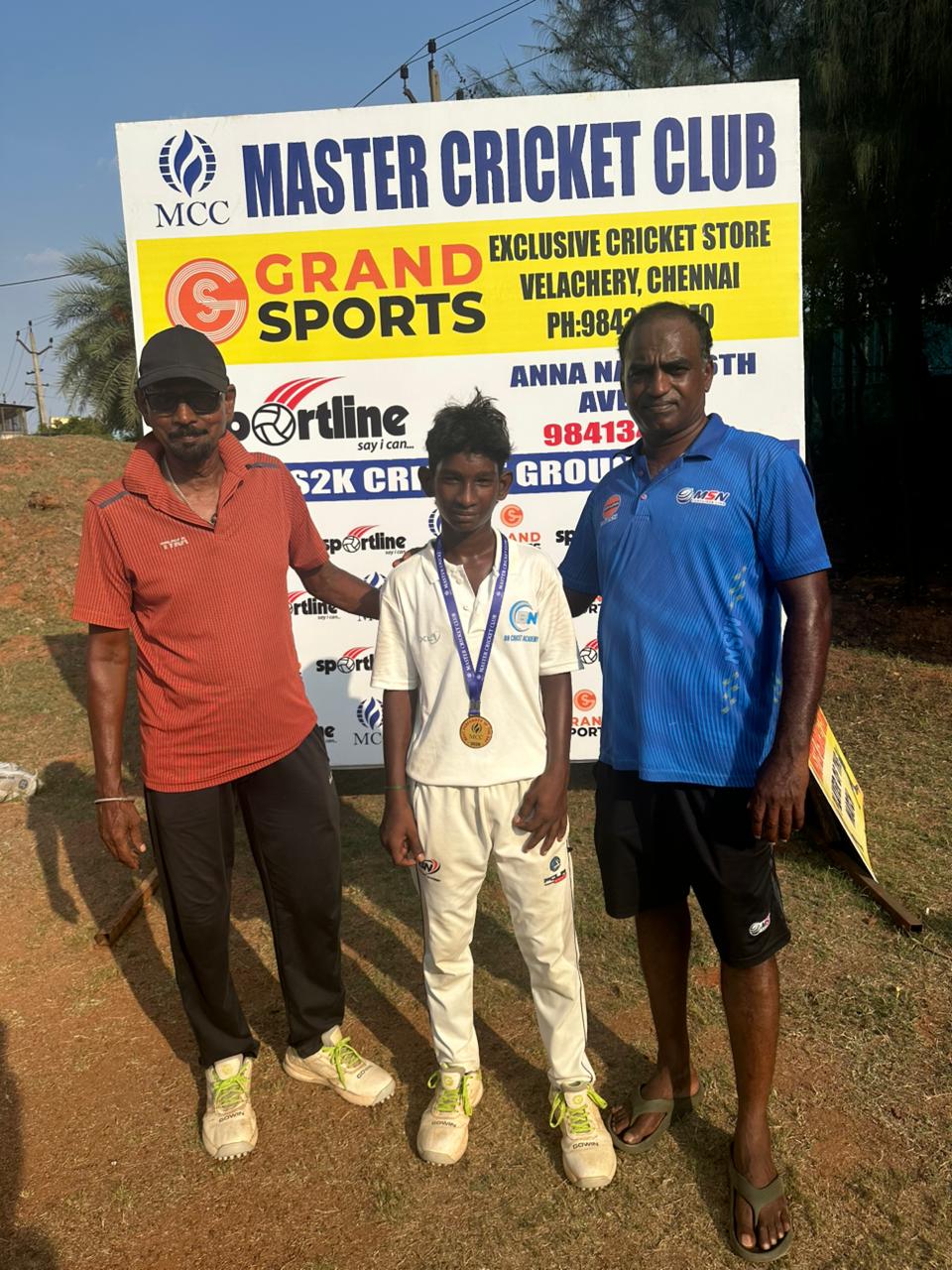 BN Cricket Academy Chennai - Practice Session